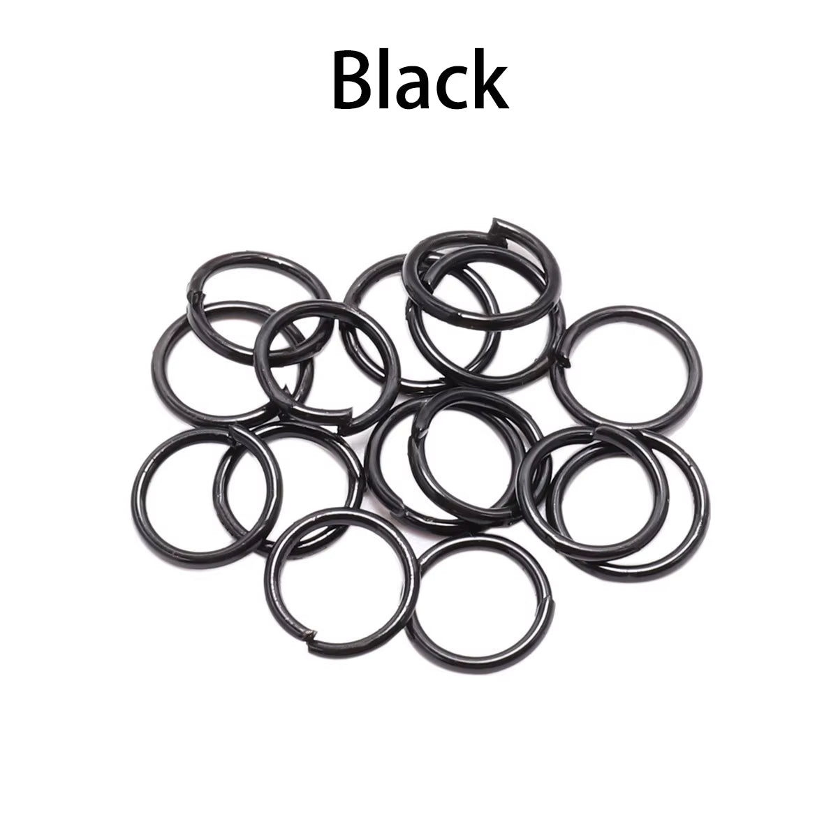 50-200Pcs/Lot 3-20 Mm Jump Rings Split Rings Connectors for Diy Jewelry Finding Making Accessories Wholesale Supplies