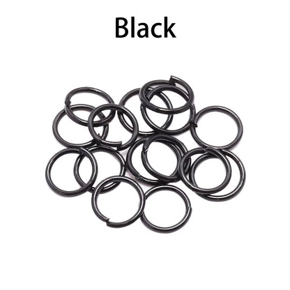 50-200Pcs/Lot 3-20 Mm Jump Rings Split Rings Connectors for Diy Jewelry Finding Making Accessories Wholesale Supplies