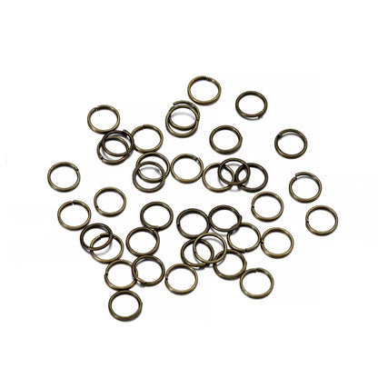 50-200Pcs/Lot 3-20 Mm Jump Rings Split Rings Connectors for Diy Jewelry Finding Making Accessories Wholesale Supplies